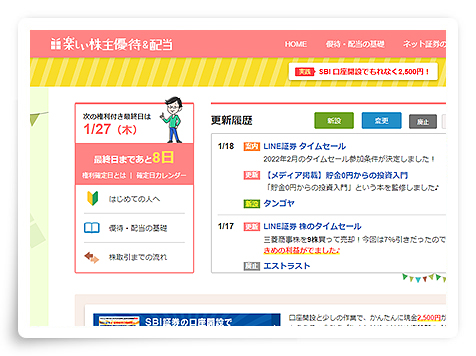 SBIレオスひふみ（165A）の株主優待＆配当