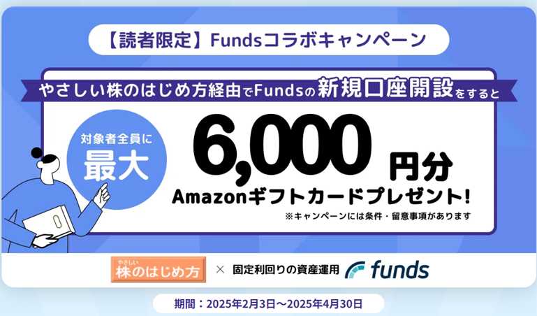 Fundsとの限定タイアッププログラム