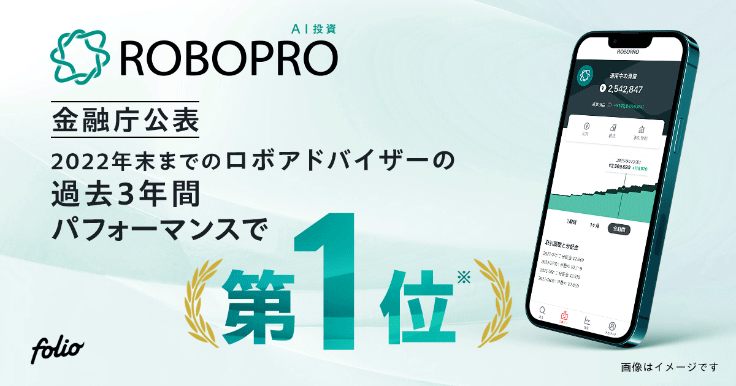 ROBOPRO（ロボプロ）をウェルスナビやSBIラップと比較【FOLIOはやばい？】