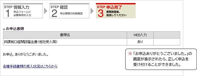 NISA口座の項目の「開設する」をクリックする